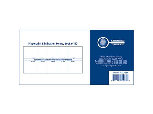 Safariland Refill Forms for Perfect Print Elimination Kit