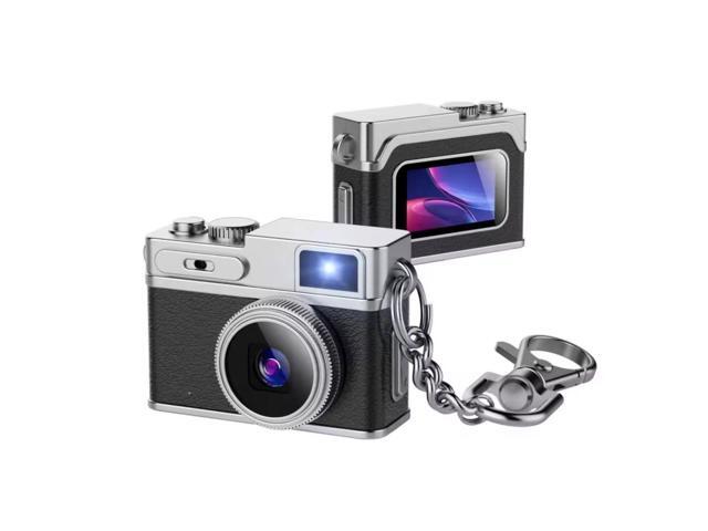 Aries Necklace Pendant Retro Digital Camera - Black