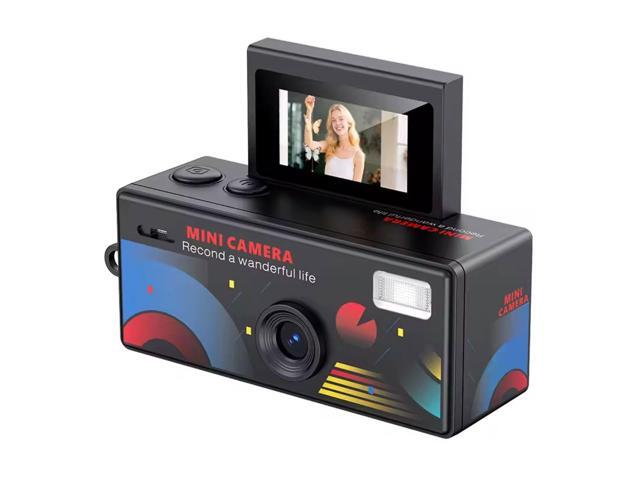 Aries Mini Keychain Digital Camera With Flip Display - Black #MKCF-BLACK
