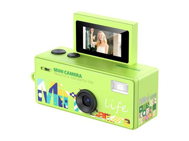 Aries Mini Keychain Digital Camera With Flip Display - Green #MKCF-GREEN