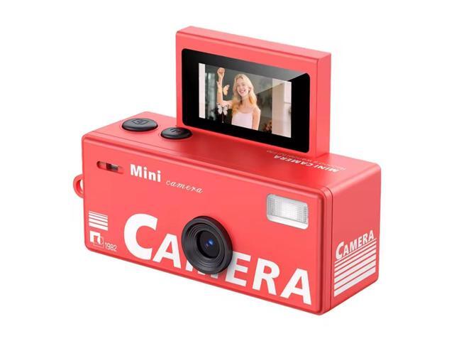 Aries Mini Keychain Digital Camera With Flip Display - Red #MKCF-RED