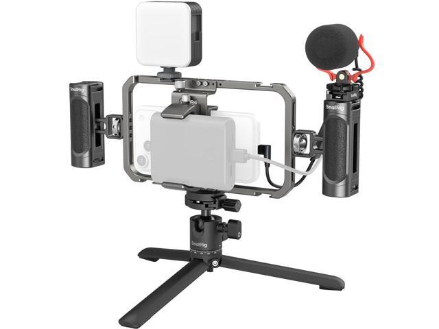 SmallRig 3384D All-in-One Video Kit for Smartphone Creators with Audio and Lighting System