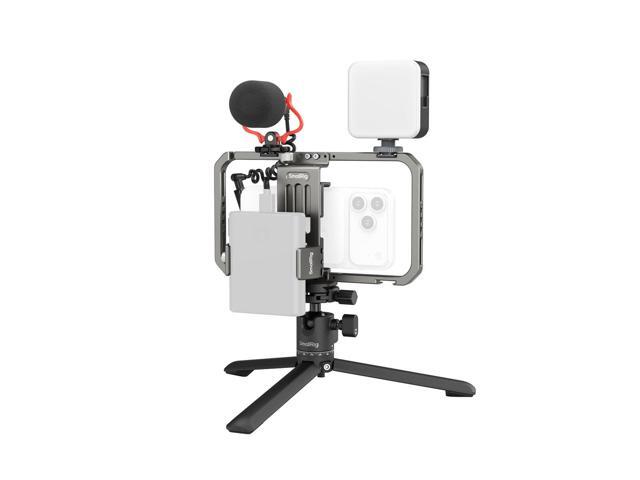 SmallRig 3384D All-in-One Video Kit for Smartphone Creators with Audio and Lighting System
