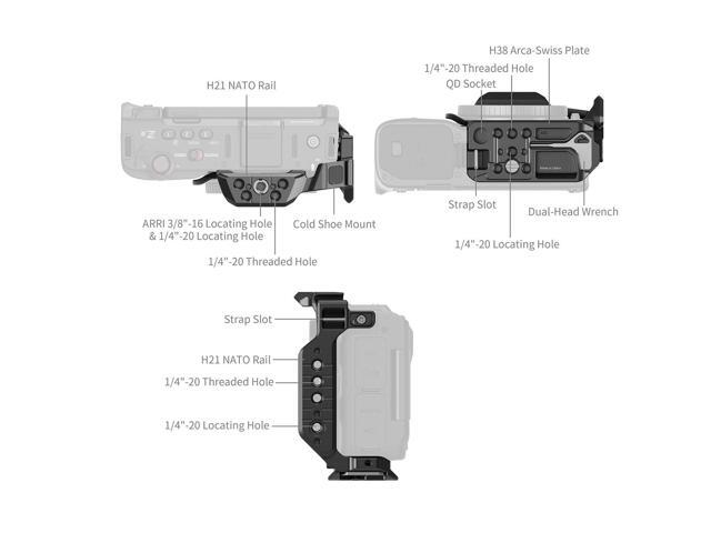 SmallRig Half Cage for Nikon ZR Camera