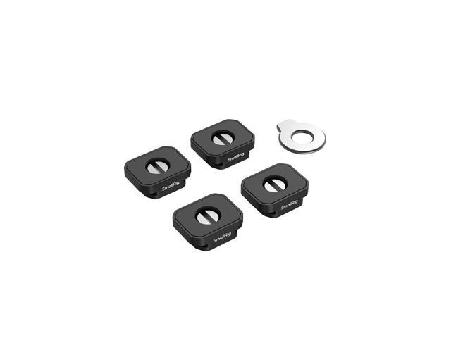 SmallRig Mount Plate with Cold Shoe Mount, Black, 4-Pack