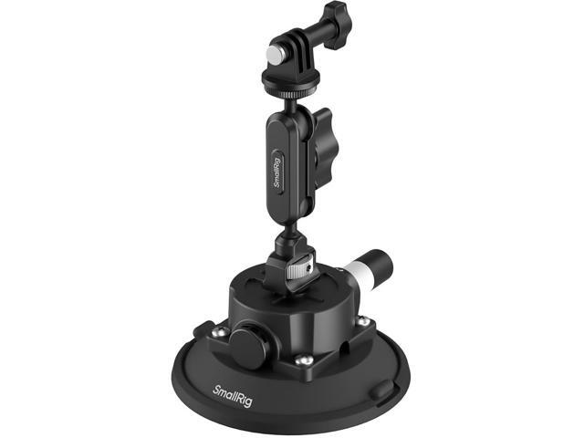 SmallRig 4.5' Suction Cup Mount for Action Cameras, Black