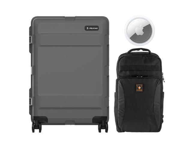 Pelican ATX 25' Wheeled Check-In Hard Travel Case, Charcoal, w/Backpack & AirTag
