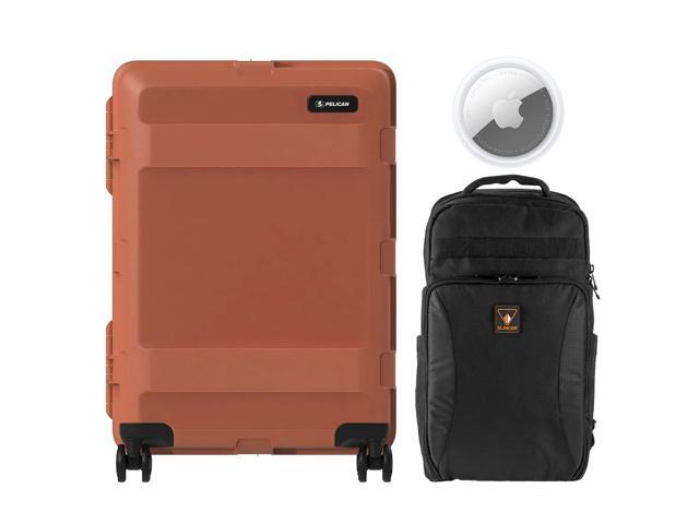 Pelican ATX 25' Wheeled Check-In Hard Travel Case, Iron Clay,w/Backpack & AirTag