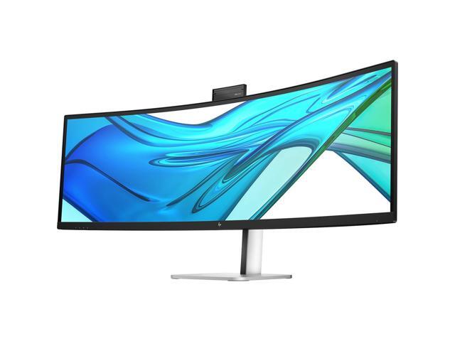 HP 549pm 49' Class Webcam Dual Quad HD Curved Screen LED Monitor - 32:9 - 49' Viewable -VA - Edge LED Backlight - 5120 x 1440 - 400 Nit - 5 ms -...