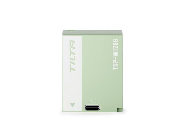 Tilta NP-W126S 7.4V 1050mAh USB-C Rechargeable Lithium-ion Battery for Fujifilm Cameras, Ash Green
