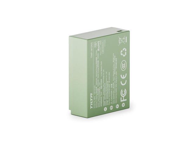 Tilta NP-W126S 7.4V 1050mAh USB-C Rechargeable Lithium-ion Battery for Fujifilm Cameras, Ash Green