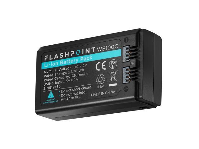 Flashpoint WB100 23.76Wh 7.2V 3300mAh Lithium-ion Battery Pack for XPLOR 100 Pro II Monolight