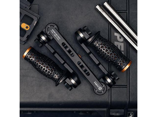 Bright Tangerine KASBAH Hand Grip Kit for 15mm LWS/19mm Studio Rods