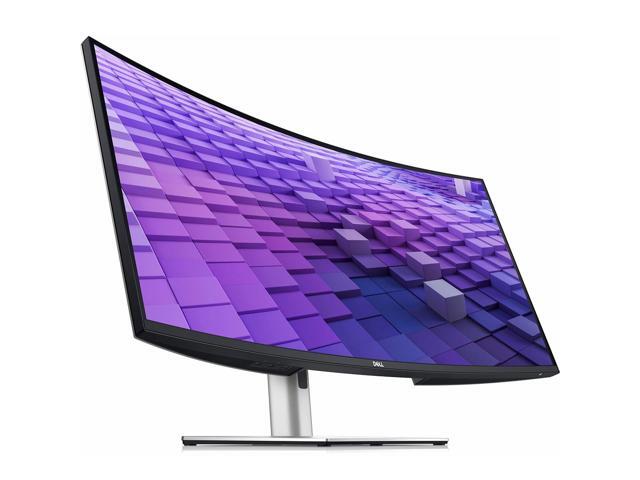 Dell - UltraSharp 37.5" IPS LED Curved 60Hz Monitor (VGA, USB, HDMI, DVI) - Black/Silver - image 10