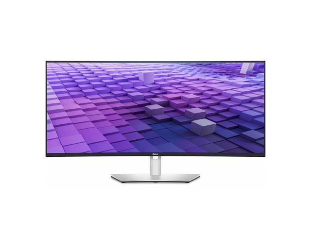Dell - UltraSharp 37.5" IPS LED Curved 60Hz Monitor (VGA, USB, HDMI, DVI) - Black/Silver - image 9