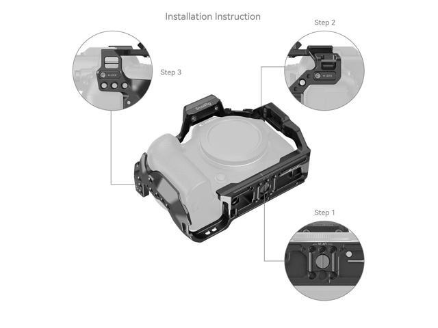 SmallRig HawkLock Quick Release Cage for Canon EOS R6 Mark II Camera