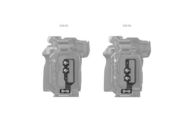 SmallRig HDMI and USB-C Cable Clamp for Canon EOS R5 C/R5/R6/R6 Mark II/R6 Mark III Cage