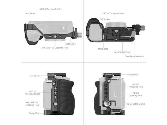 SmallRig 4257B Full Camera Cage Kit for Sony ZV-E1