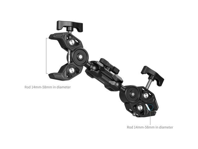 SmallRig Double Head Crab-Shaped Super Clamp, Black
