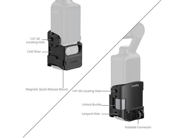 SmallRig Basic Cage for DJI Osmo Pocket 3 Camera, Black
