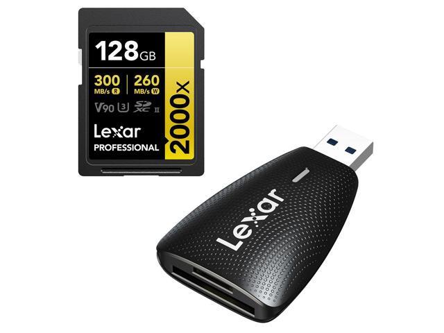 Lexar GOLD Series Professional 2000x 128GB UHS-II SDXC Memory Card
