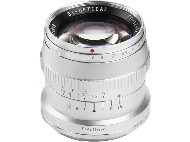 TTArtisan 50mm f/1.2 Lens for Fujifilm X, Silver