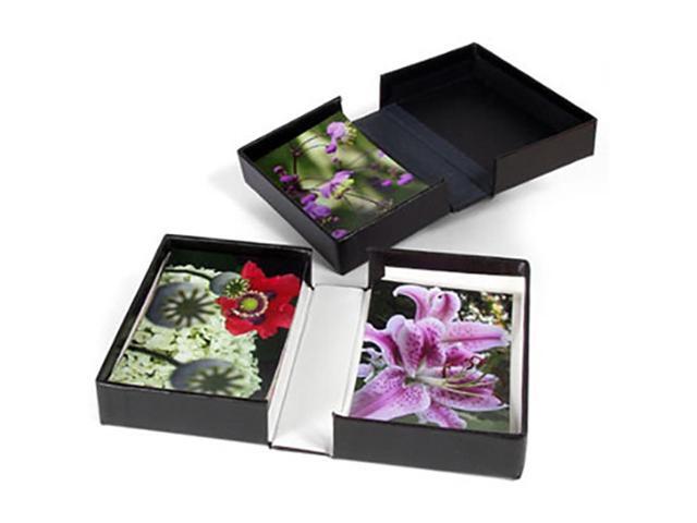 Archival Methods 11.25 x 14.25 x 1.37' Onyx Portfolio Box with Black Lining