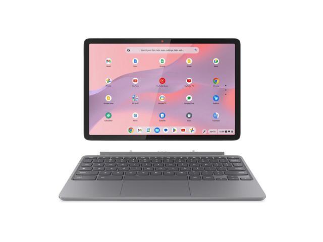 Lenovo - Duet 11 Chromebook 11" 2K LCD Touchscreen 2-in-1 Laptop - MediaTek Kompanio 838 2024 - 4GB RAM - 128GB with keyboard - Luna Gray - image 9