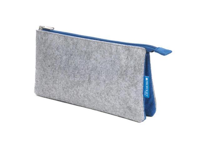 Itoya ProFolio Midtown Pouch, 4x7', Gray/Blue