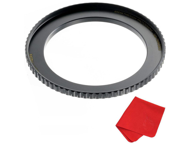 Breakthrough Photography 46mm to 49mm CNC Brass Step-Up Ring