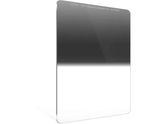 Haida Red-Diamond Hard Reverse Graduated ND 100x150mm Filter, 1.2/16x Density