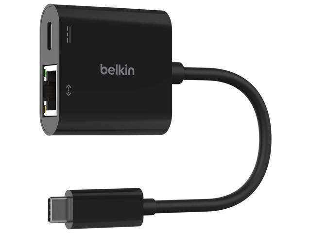 Belkin Connect 100W USB-C to Gigabit Ethernet Charging Adapter