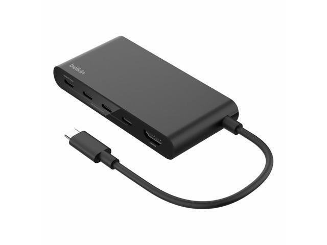 Belkin 5-Port USB-C Hub - USB-C to 4x USB-C, 1x4K HDMI - 10 Gbps - 100W - Docking Station - Black - AVC021fqBK