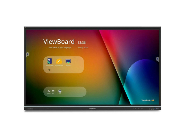 ViewSonic ViewBoard IFP7551 75' 16:9 4K Ultra HD VA LCD Touchscreen Interactive Display with Built-in Microphone