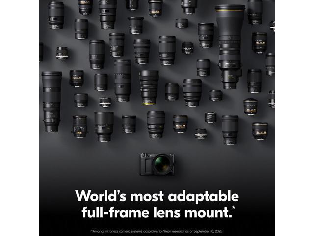 Nikon - ZR Full-frame Mirrorless Cinema Camera 24-50mm Zoom Lens Kit, for Z Mount Lenses - Black - image 11
