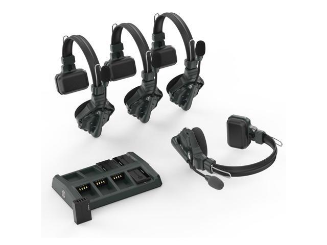 Hollyland Solidcom C1 Full-Duplex Wireless Intercom System with 4 Headsets