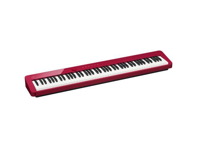 Casio PX-S1100 Privia 88-Key Slim Digital Stage Piano with Bluetooth Adapter, Red