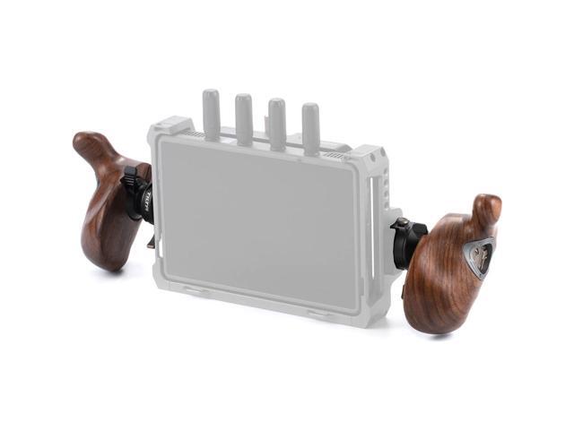 Tilta Tiltaing Advanced Side Wooden Handle w/DJI Ronin 4D Rail Mount, Black,Pair