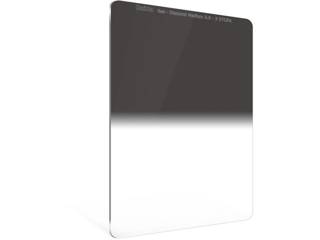 Haida Red-Diamond Medium-Edge Graduated ND 100x150mm Filter, 0.9/8x Density