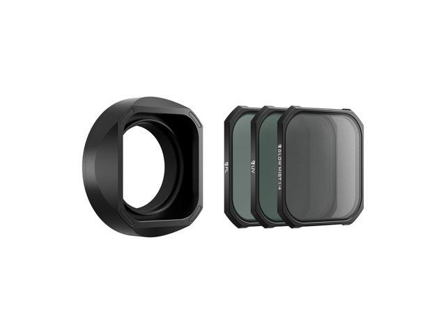 Freewell Lens Hood with UV, Polarizer, Glow Mist 1/4 Magnetic Filter for Fujifilm XF 23mm f/2.8, Black