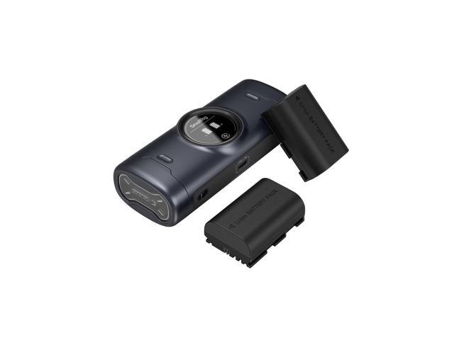 SmallRig 2x LP-E6P 18.1Wh 7.2V 2520mAh Camera Battery with Dual Portable Charger, Black