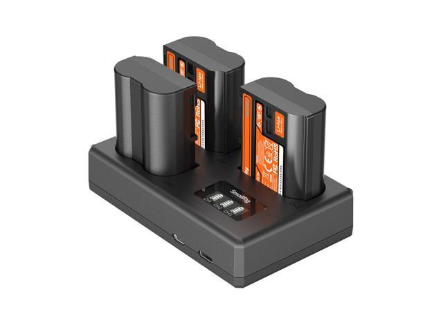 SmallRig 3x EN-EL15c 13.96Wh 1940mAh Camera Battery and Triple Charger Kit