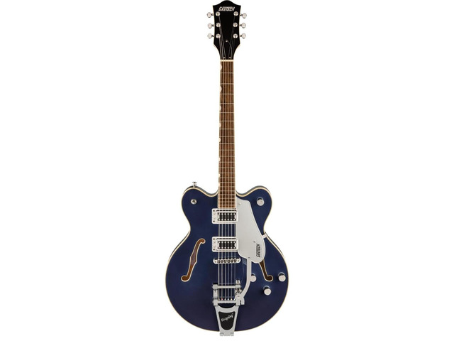 Gretsch G5622T Electromatic Center Block Double-Cut with Bigsby Electric Guitar, Laurel Fingerboard, Midnight Sapphire