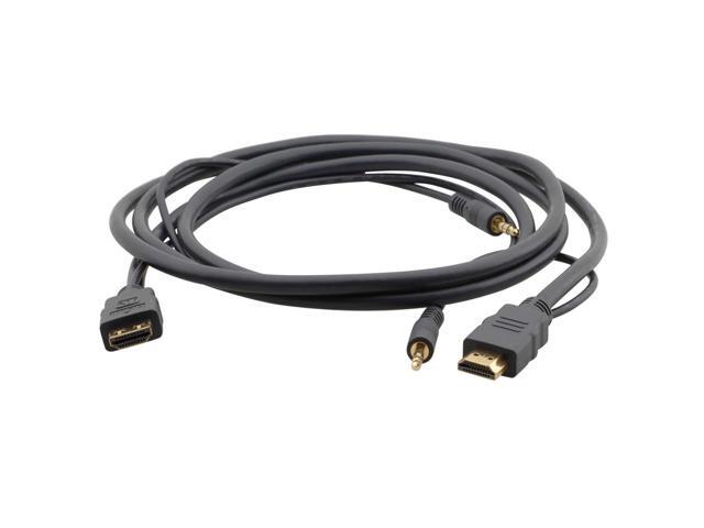 Kramer Electronics C-MHMA/MHMA High-Speed HDMI M Cable & 3.5mm Audio Cable, 3'