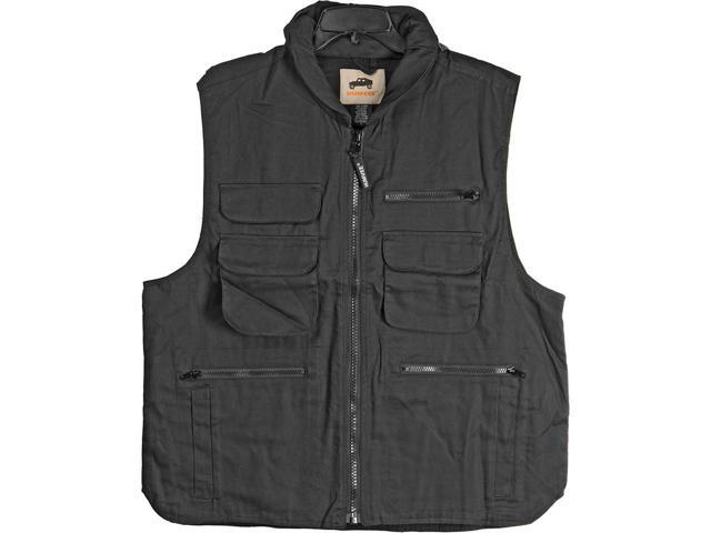 Campco Humvee 100% Cotton Ranger Vest - Black - XX-Large