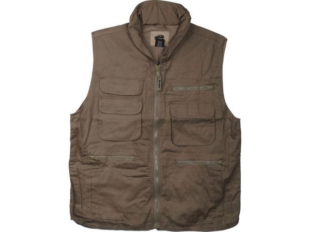 Campco Humvee 100% Cotton Ranger Vest - Khaki - XX-Large