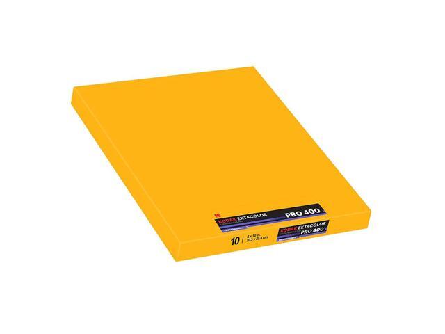 Kodak Ektacolor Pro 400 8x10' Color Negative Film, 10 Sheets
