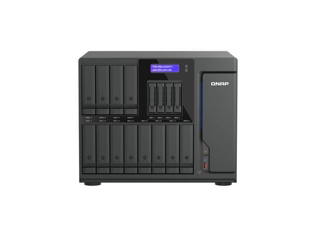 QNAP TVS-AIh1688ATX 16-Bay Tower ZFS AI NAS Enclosure, Ultra 7, 32GB, Diskless