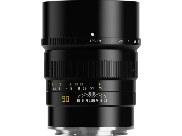 TTArtisan 90mm f/1.25 Lens for Hasselblad X1D, Black