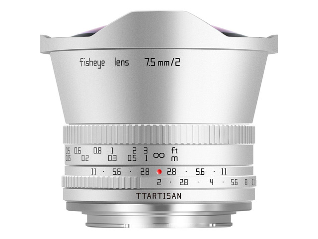 TTArtisan TTARTISAN APS-C 7.5mm F2.0 Sony E mount (Silver color)